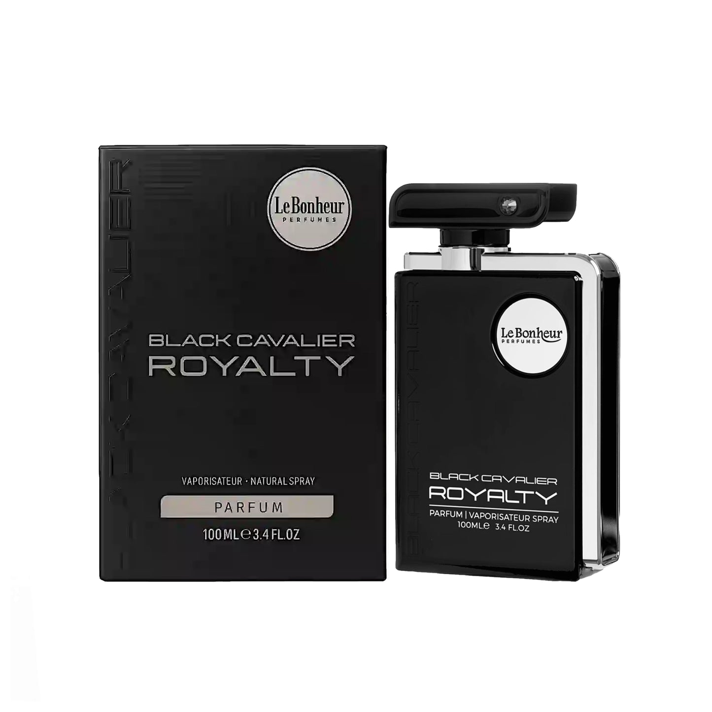 Black Cavalier Royalty Le Bonheur Perfumes 100ml