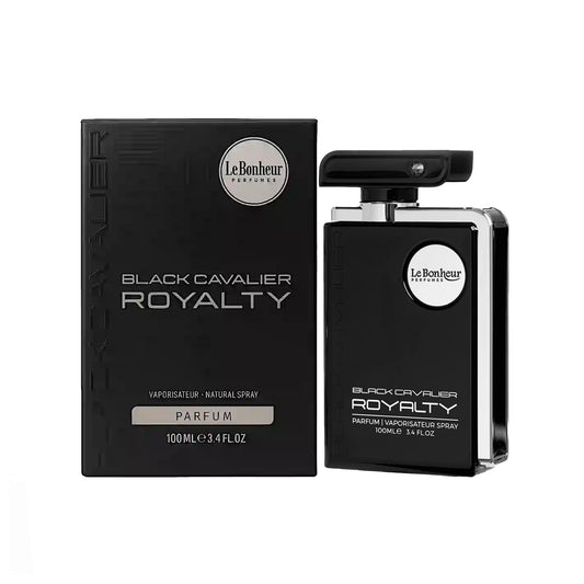 Black Cavalier Royalty Le Bonheur Perfumes 100ml