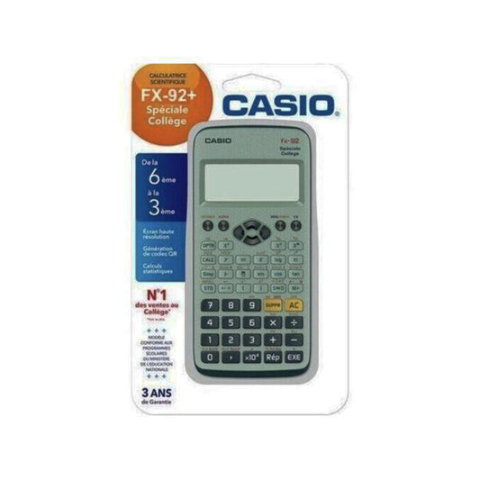 Calculatrice Scientifique Casio FX-92+ Spéciale Collège