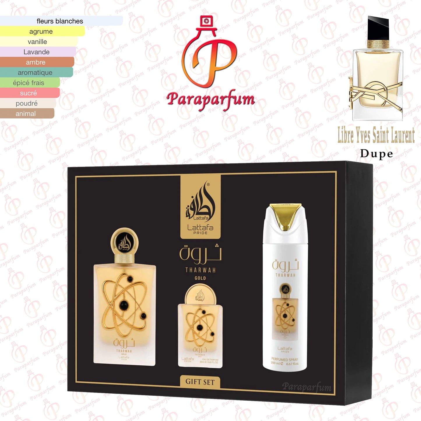 Coffret Tharwah Gold Lattafa