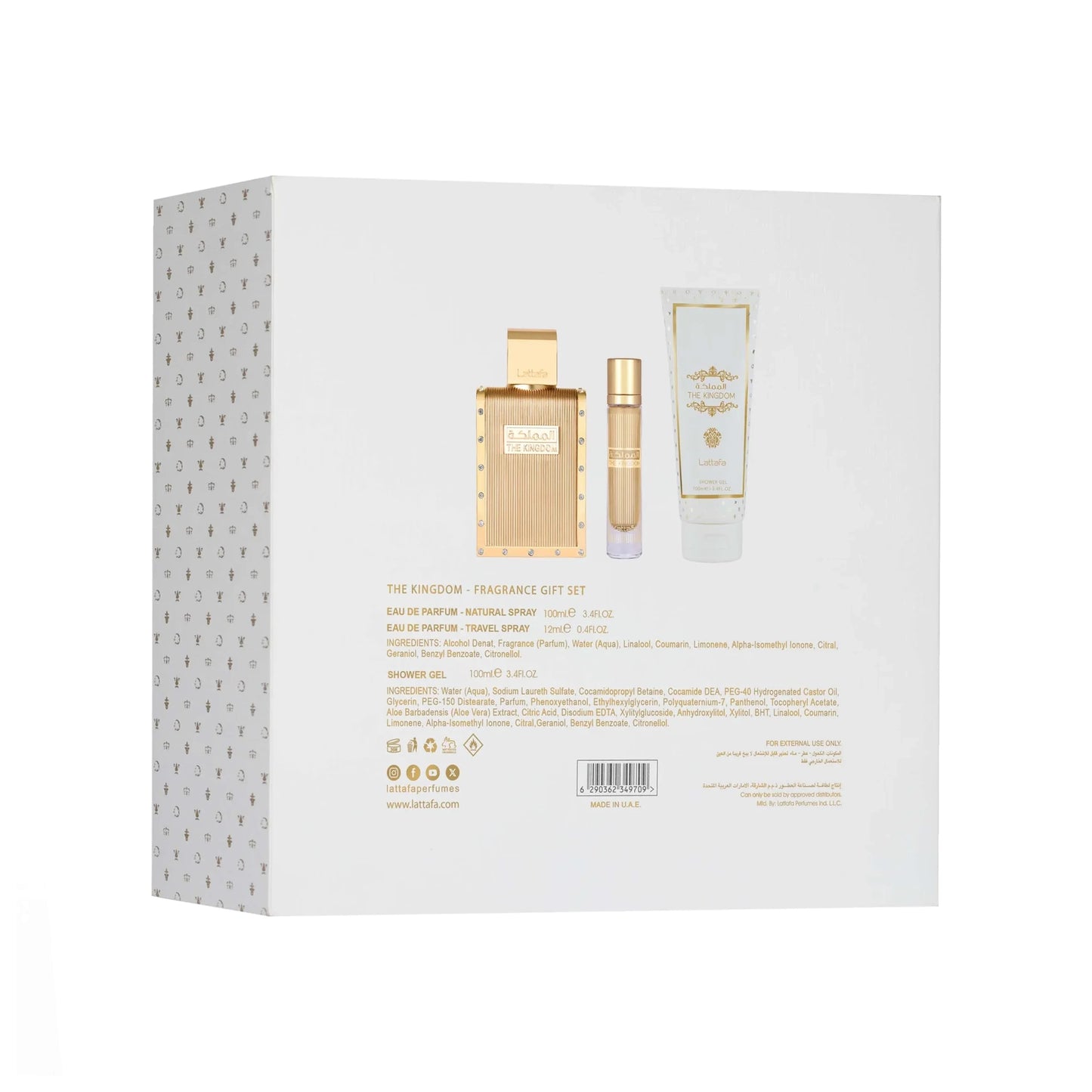 Coffret The Kingdom Almamlaka Homme Lattafa