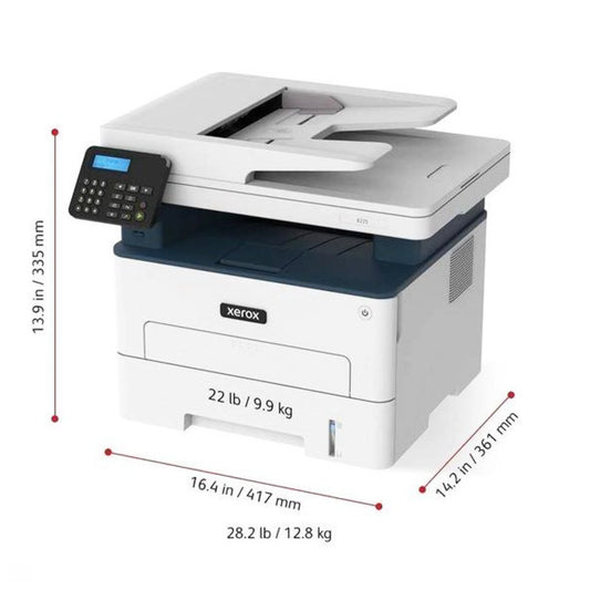 Imprimante Xerox Multifonction B225 Laser Noir et Blanc WiFi
