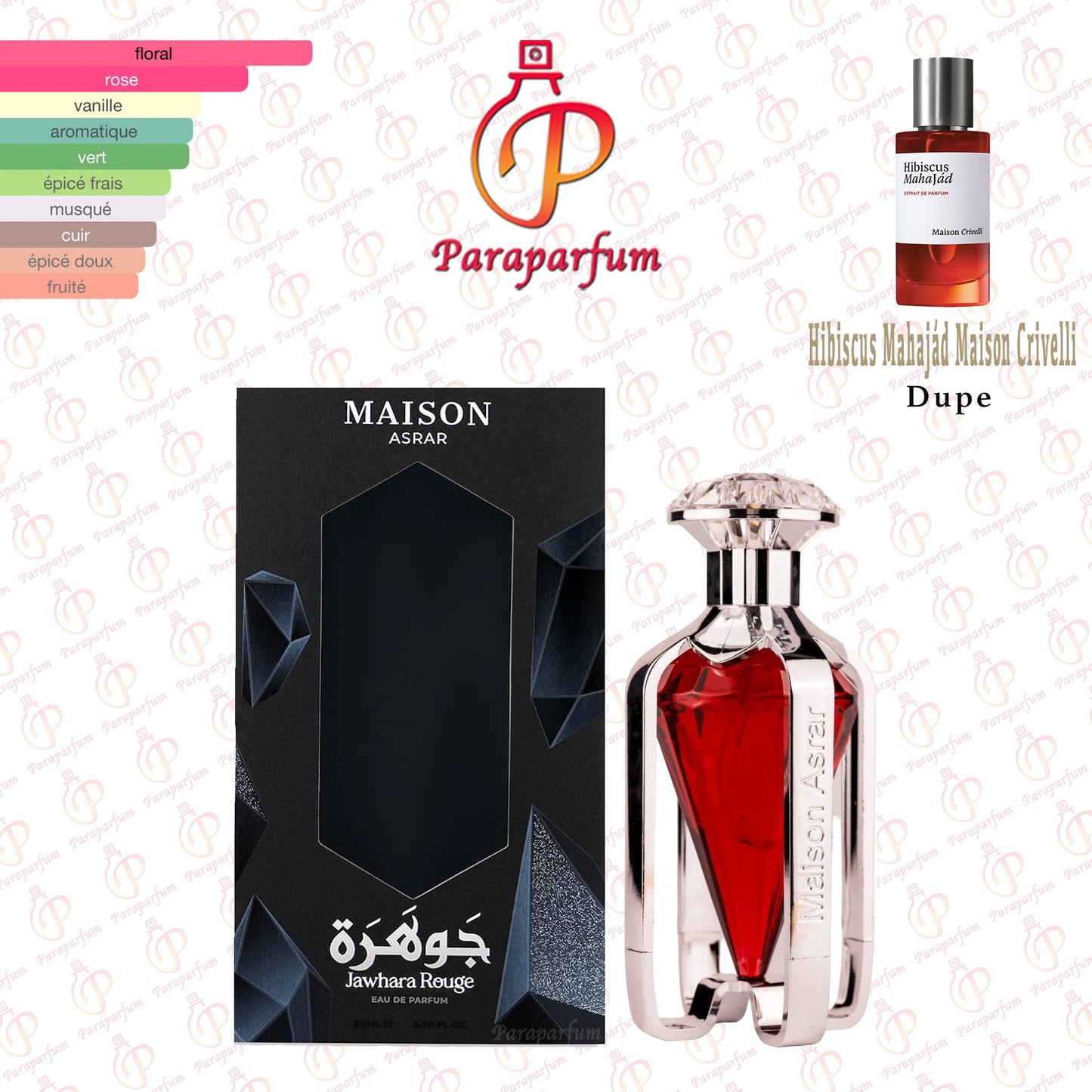 Jawhara Rouge Maison Asrar 80ml