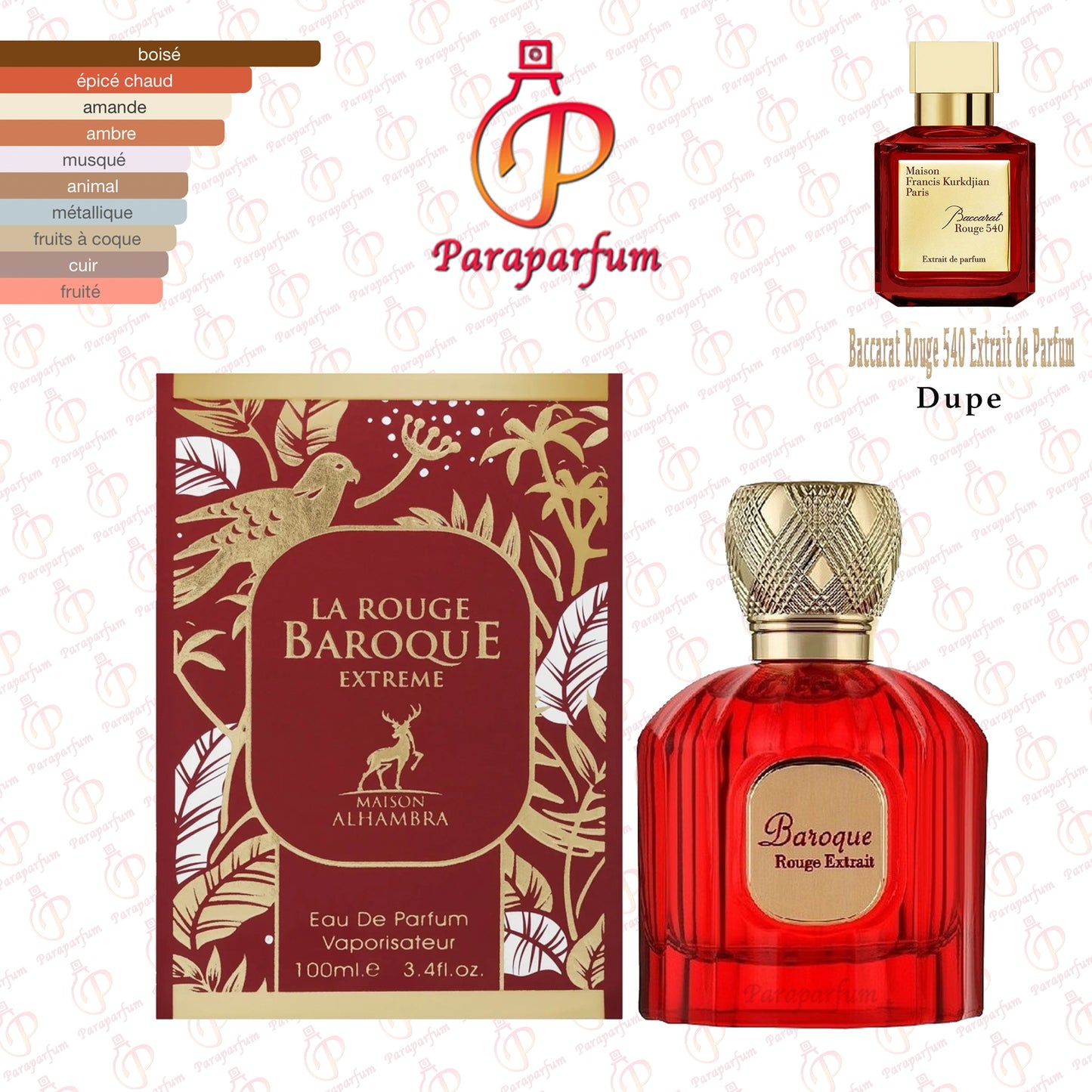 La Rouge Baroque Extrême Maison Alhambra 100ml