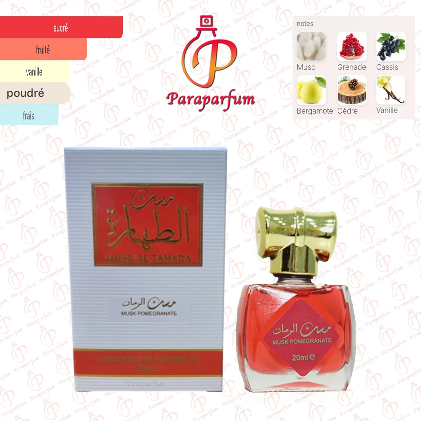 Musk Al Tahara Pomegranate Al Aqeeq 20ml