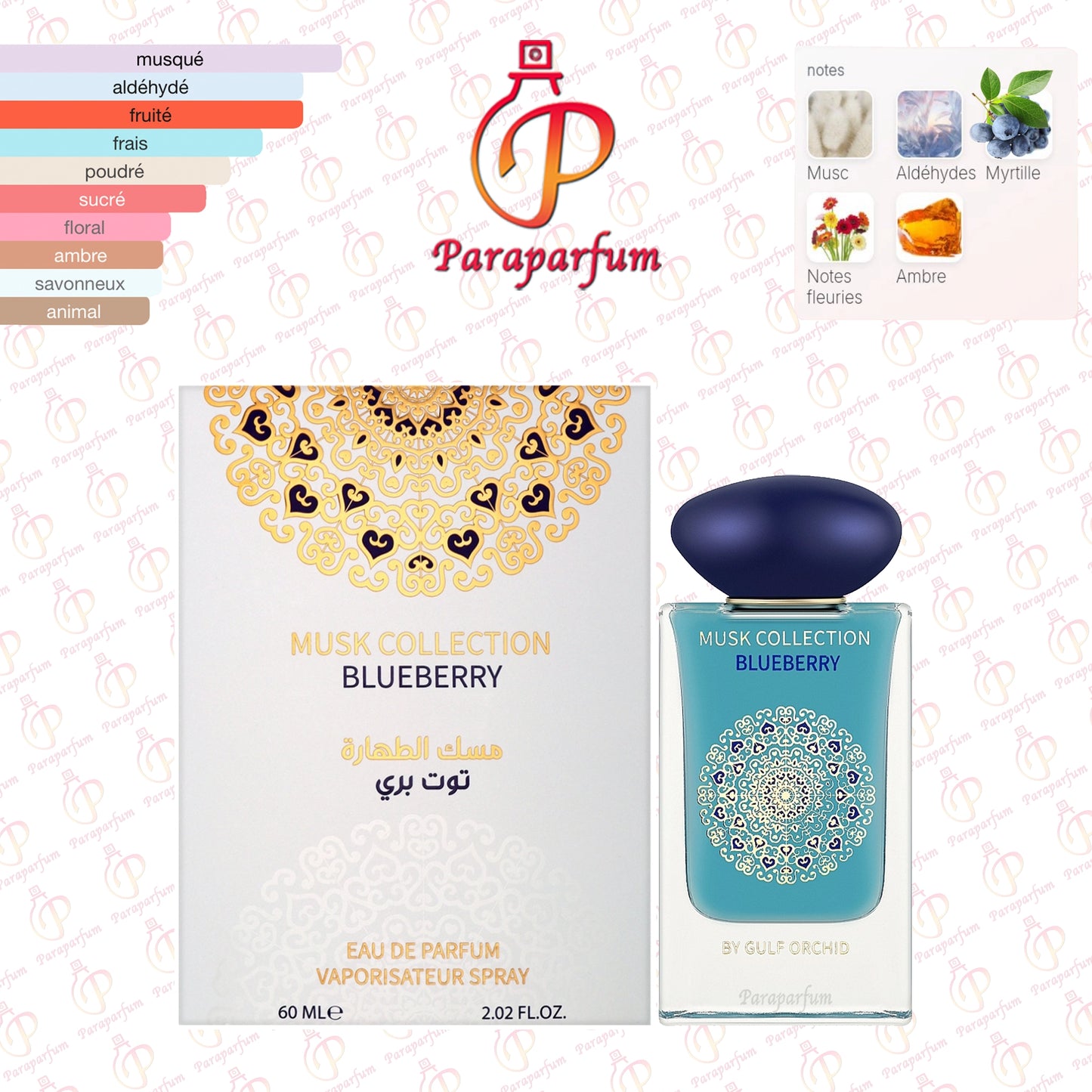 Musk Blueberry Gulf Orchid 60ml