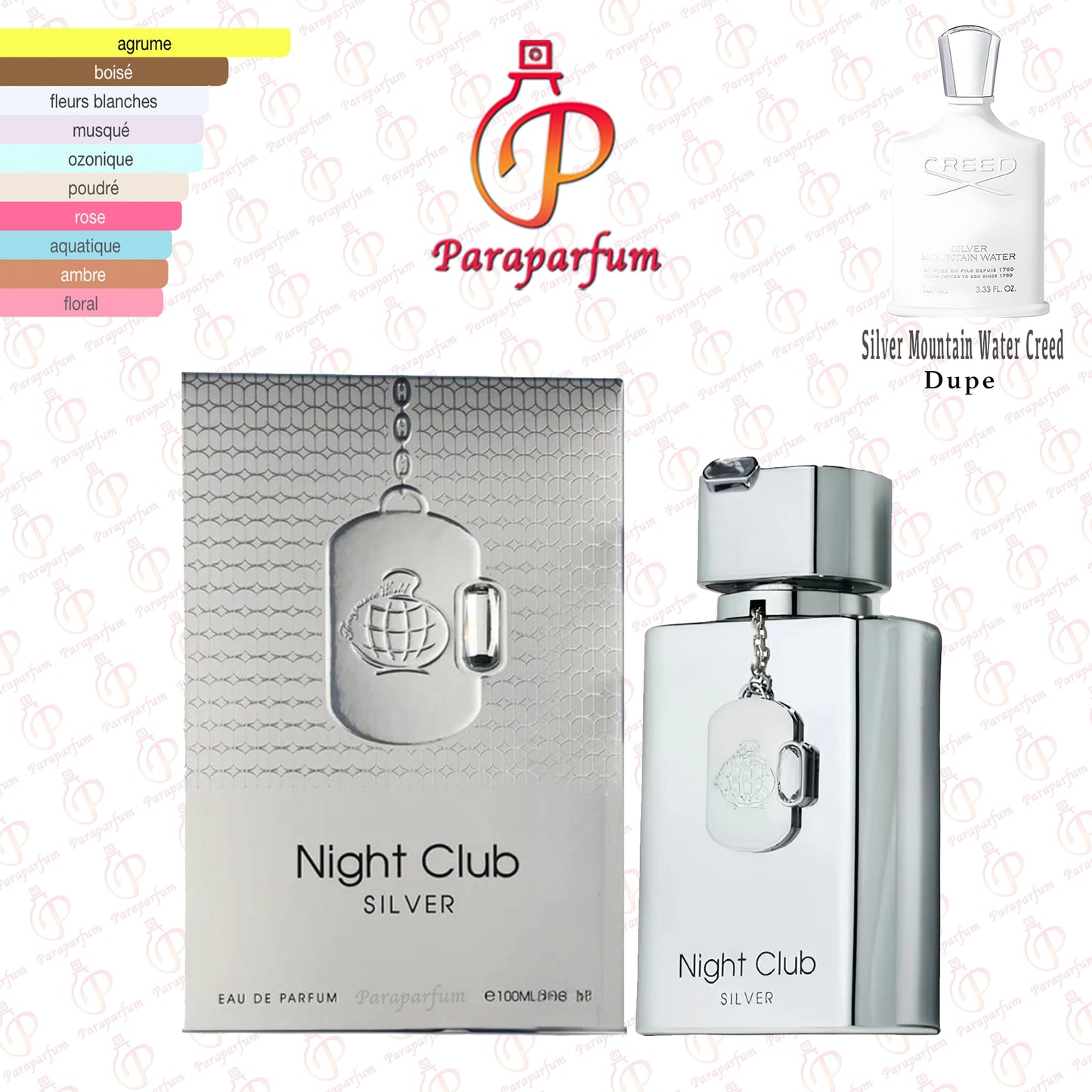 Night Club Silver Fragrance World 100ml