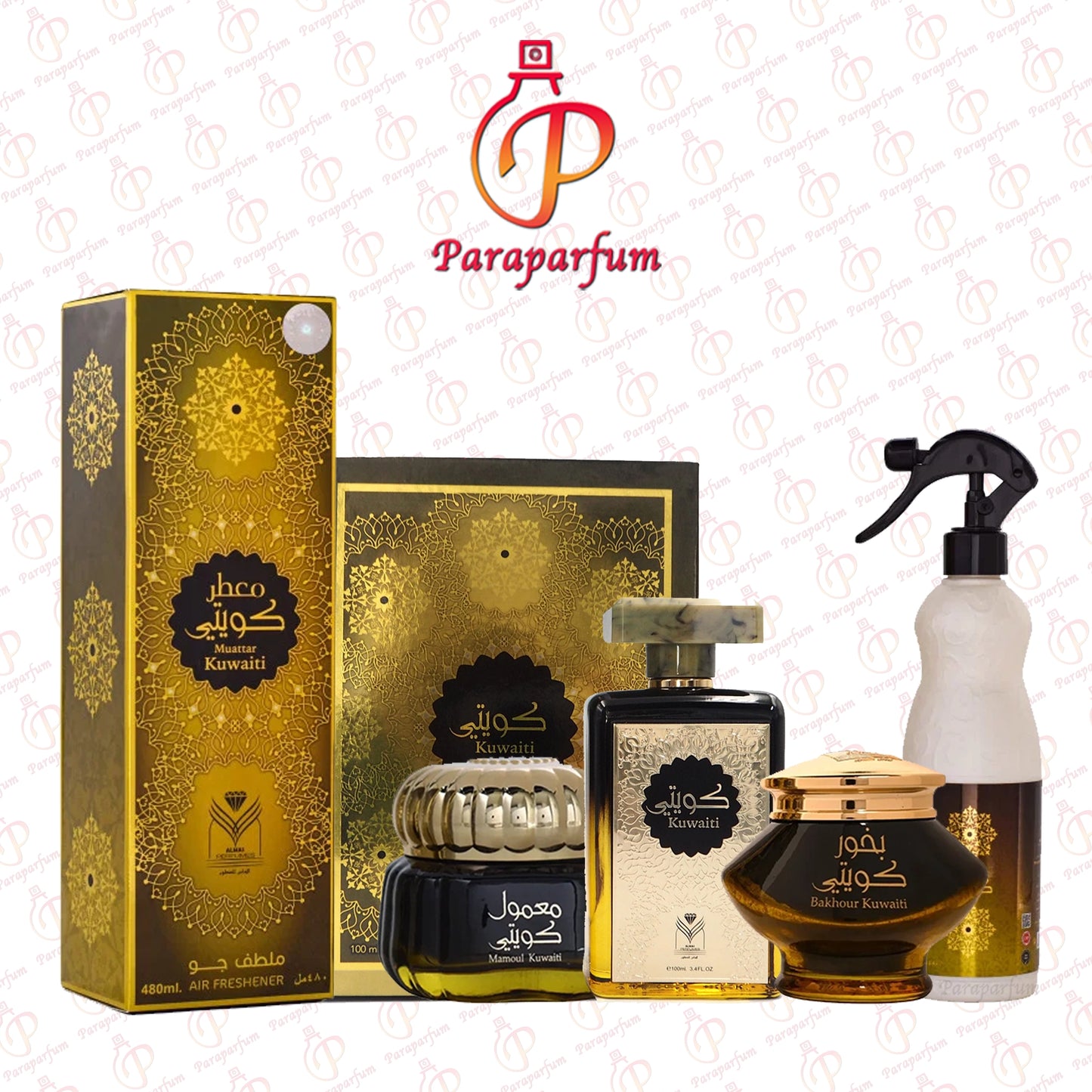 Pack 4in1 Kuwaiti Almas Perfumes