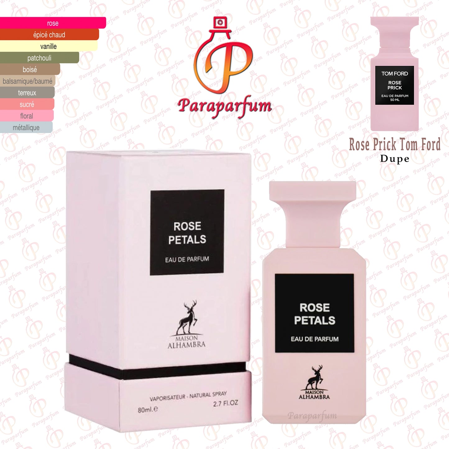 Rose Petals Maison Alhambra 80ml