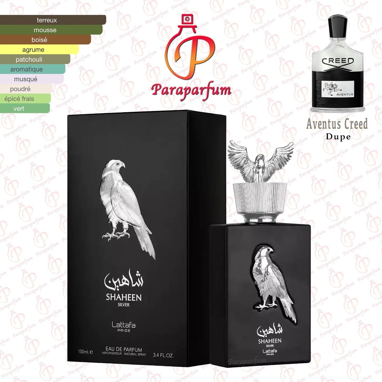 Shaheen Silver Lattafa 100ml