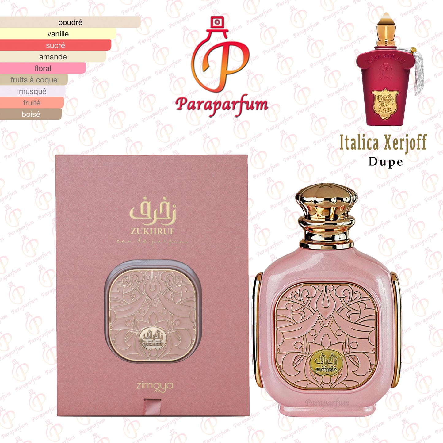 Zukhruf Pink Zimaya 100ml
