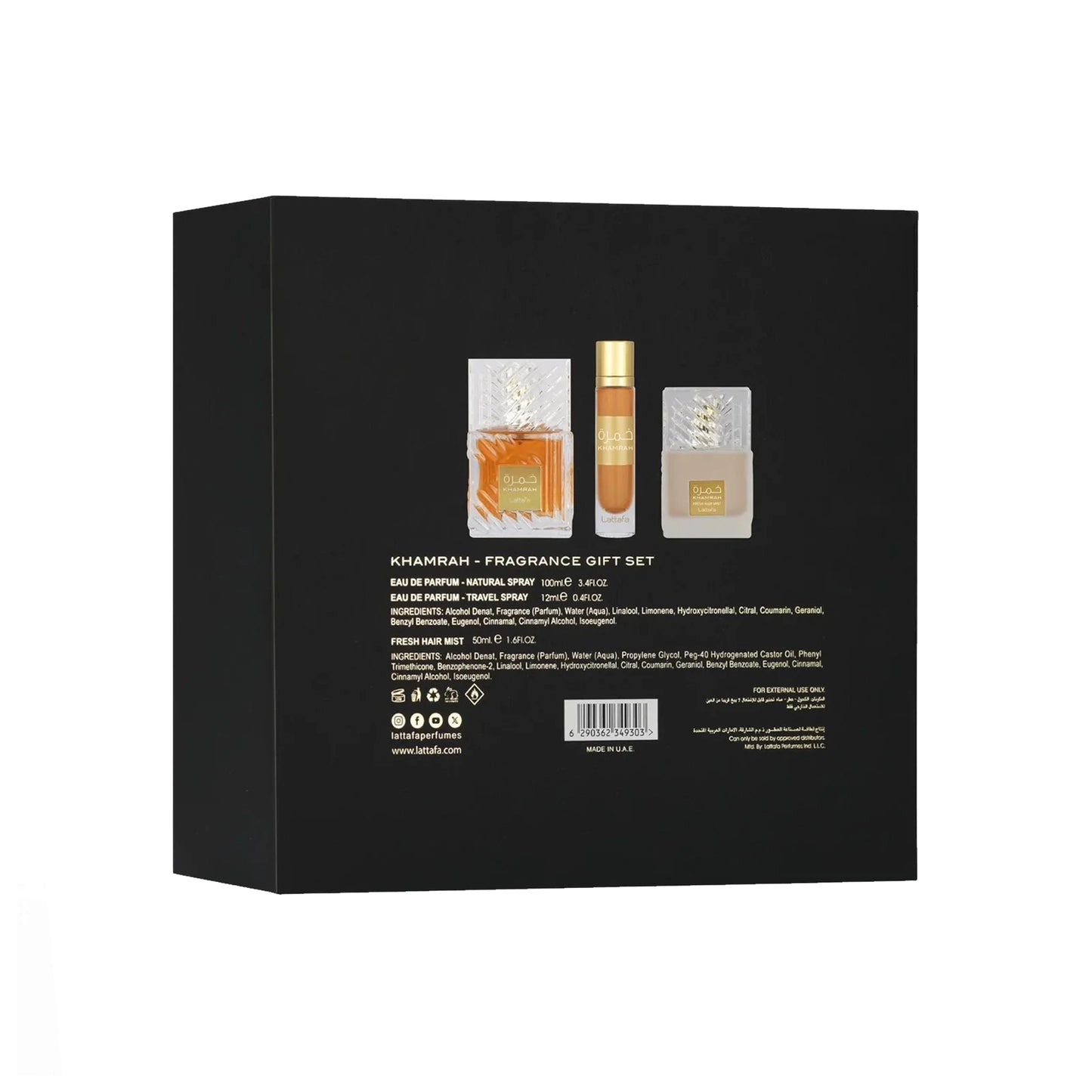 Coffret Khamrah Lattafa