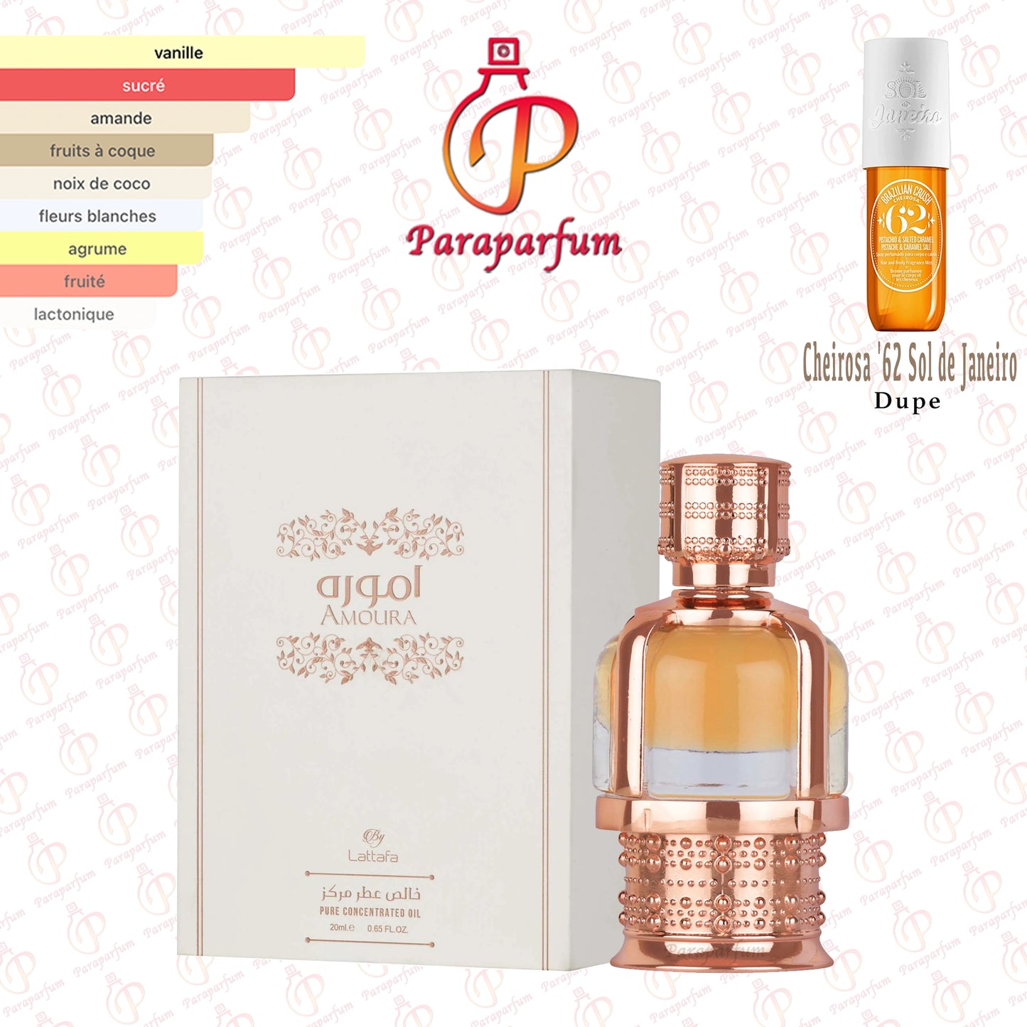 Amoura Concentrated Oil Lattafa 100ml