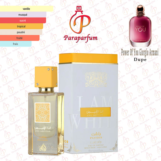 Ana Abiyedh Passion Lattafa 100ml