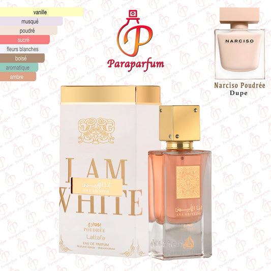 Ana Abiyedh Poudrée Lattafa 60ml