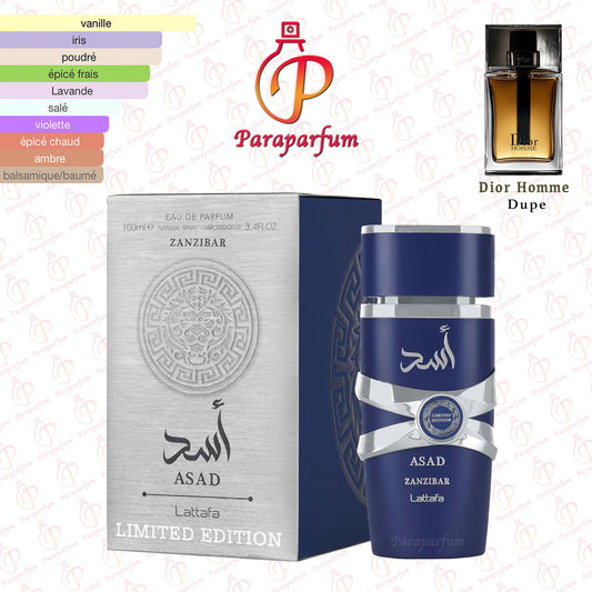Asad Zanzibar Limited Edition Lattafa 100ml