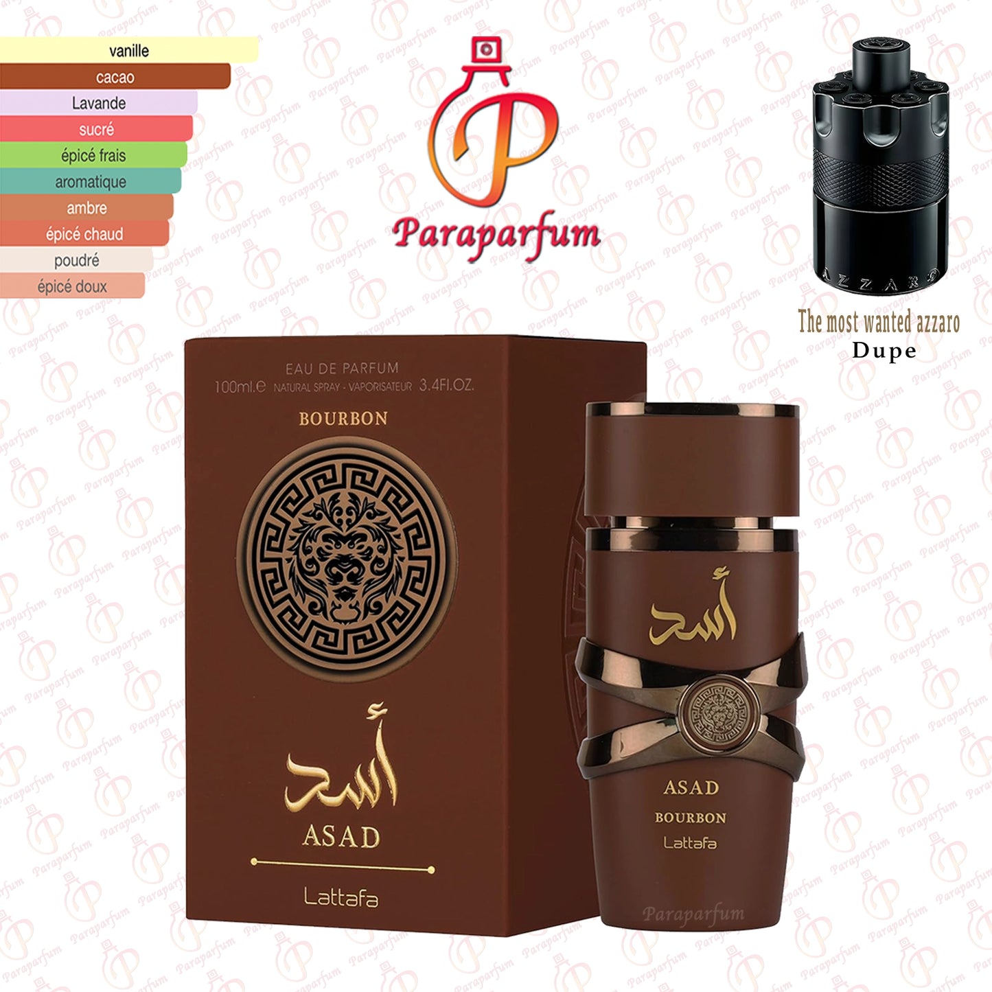 Asad Bourbon Lattafa 100ml