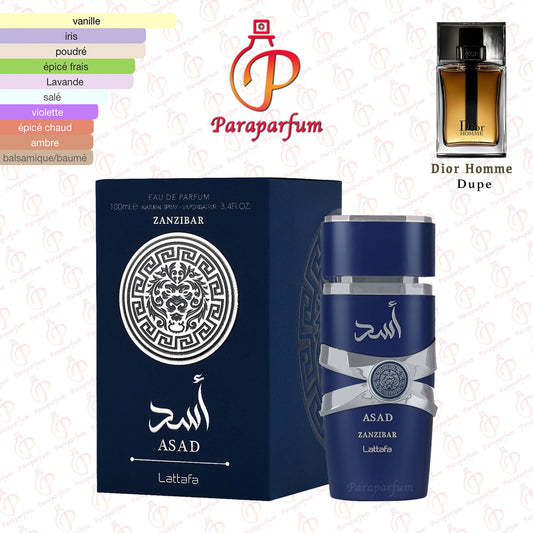 Asad Zanzibar Lattafa 100ml
