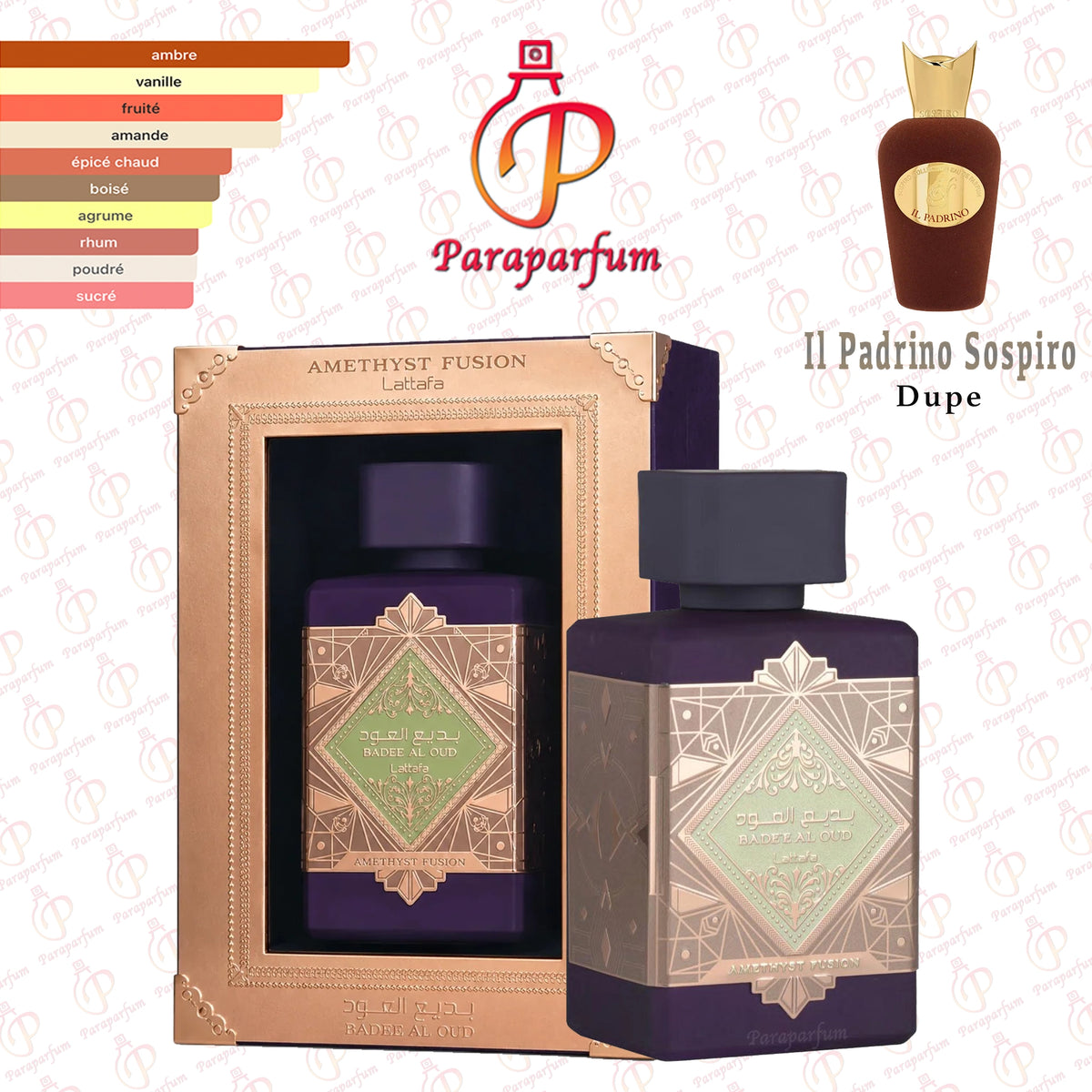 Bade'e Al Oud Amethyst Fusion Lattafa 100ml