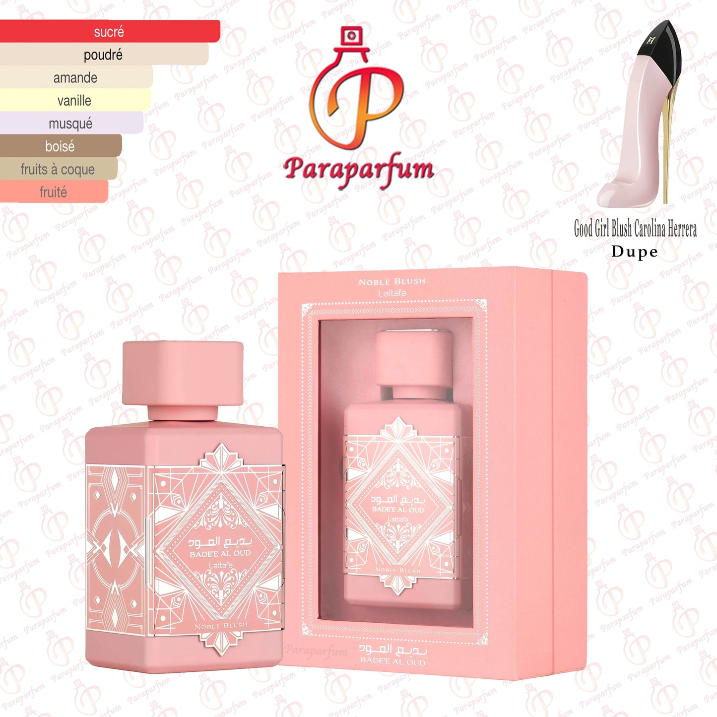 Bade’e Al Oud Noble Blush Lattafa 100ml
