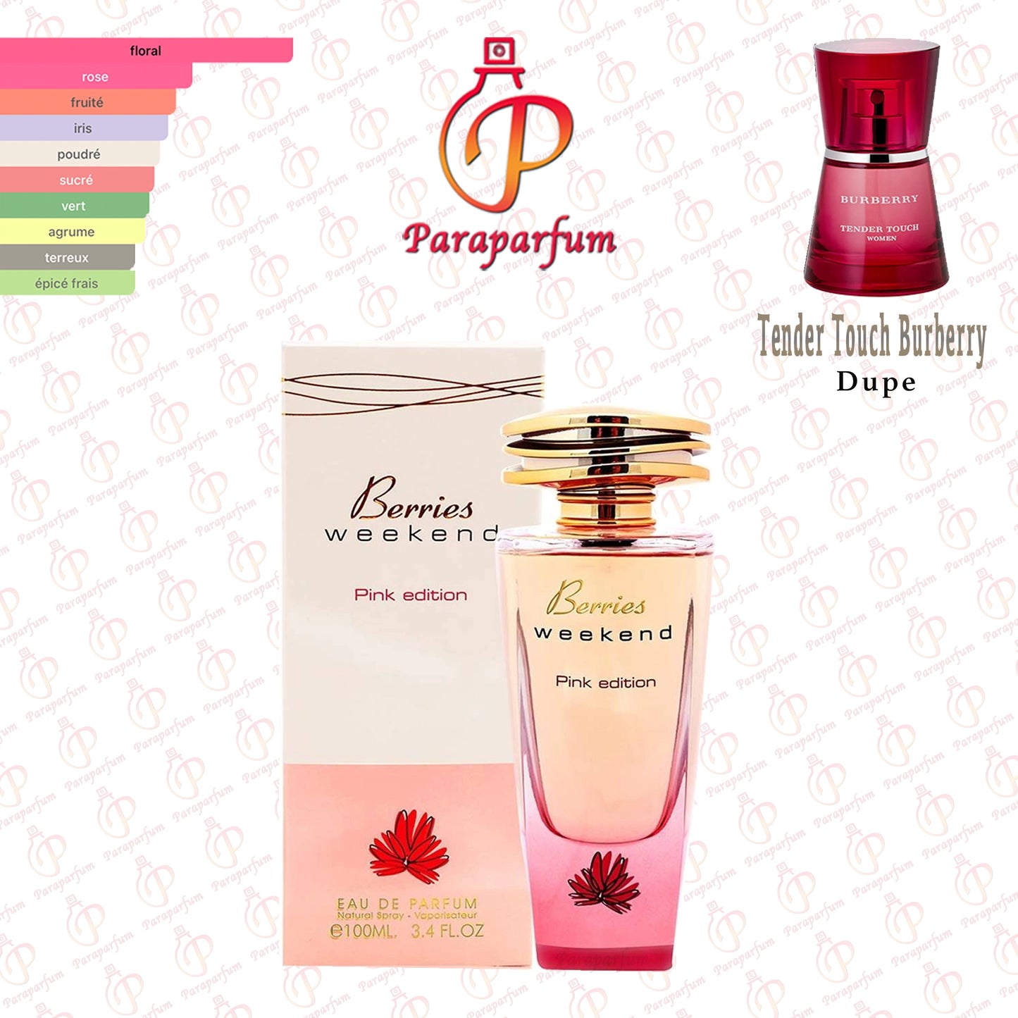Berries Weekend Pink Edition Fragrance World 100ml