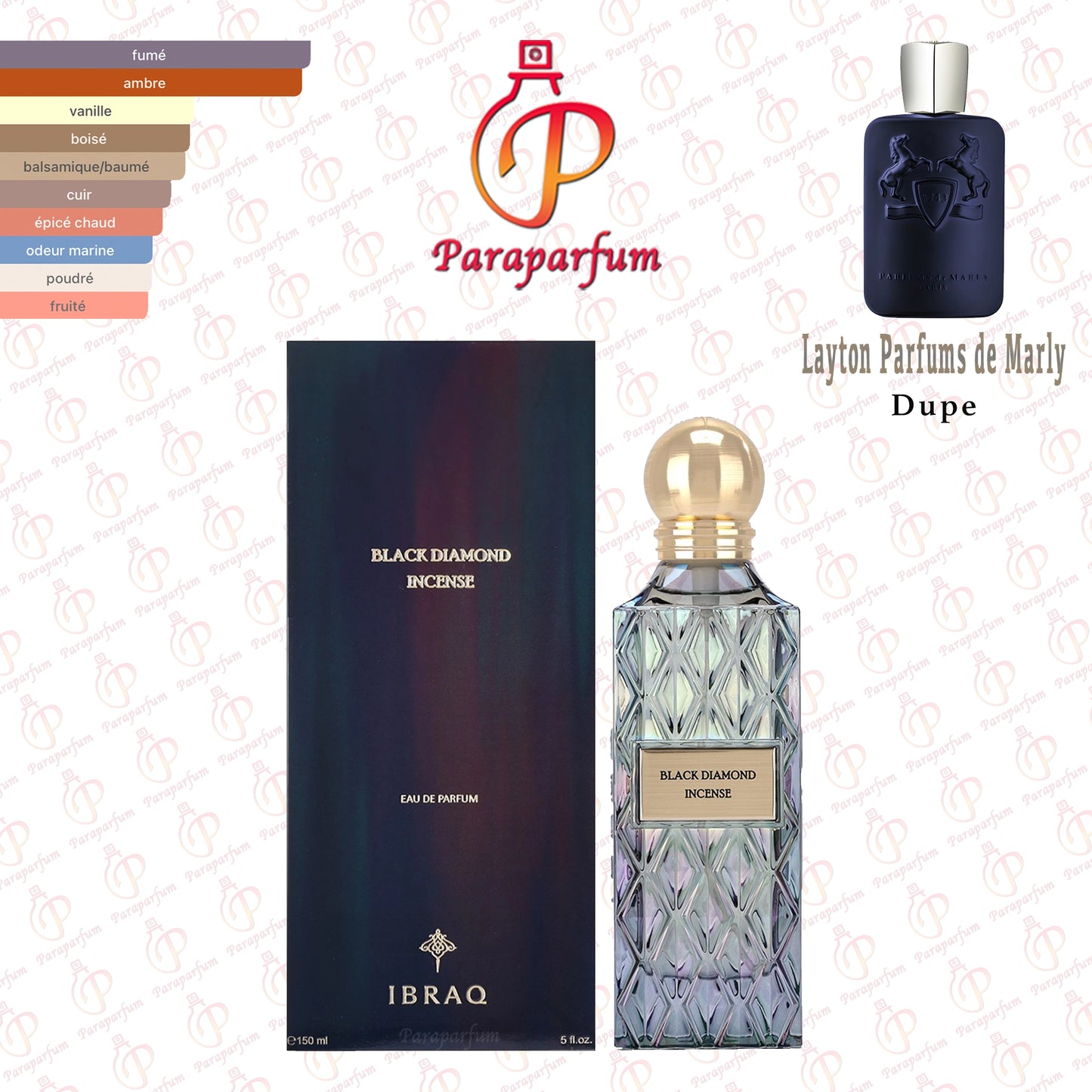 Black Diamond Incense Ibraheem Al Qurashi 150ml