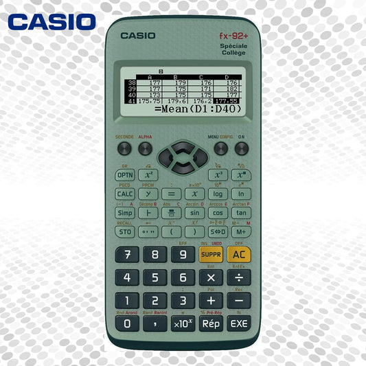 Calculatrice Scientifique Casio FX-92+ Spéciale Collège
