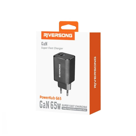 Chargeur PowerKub G65 dual-port 65w Riversong AD96-EU