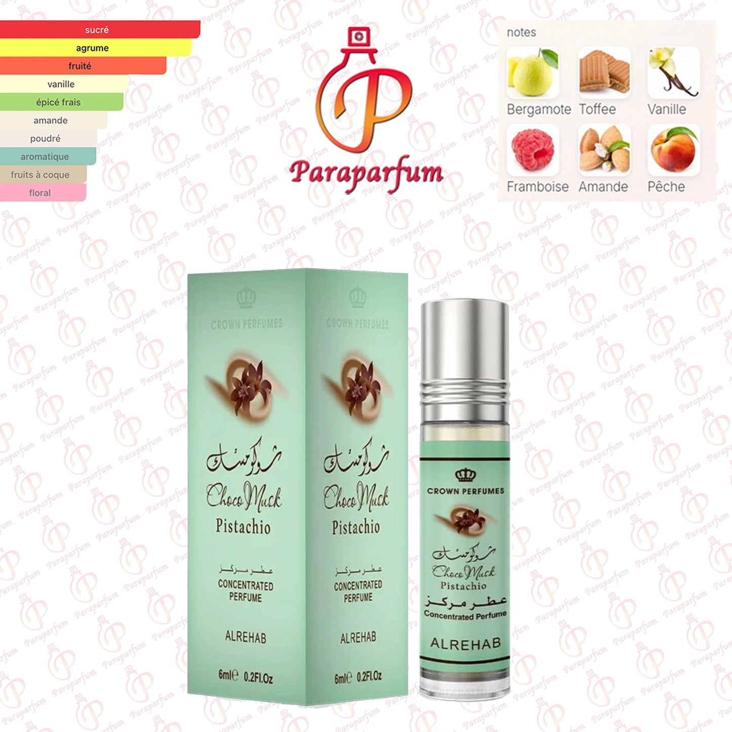 Choco Musk Pistachio Oil Al Rehab 6ml
