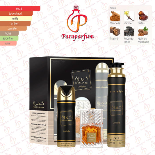Coffret Khamrah Lattafa