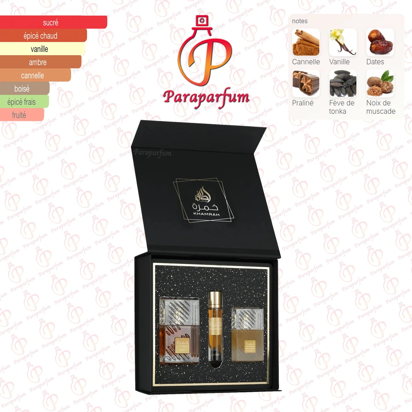 Coffret Khamrah Lattafa