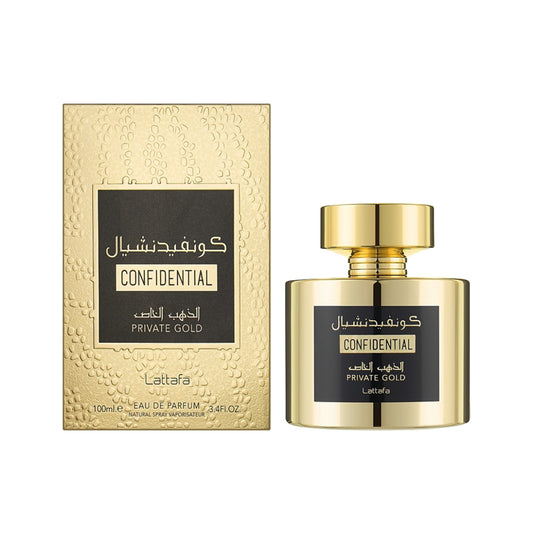 Confidential Private Gold Lattafa 100ml