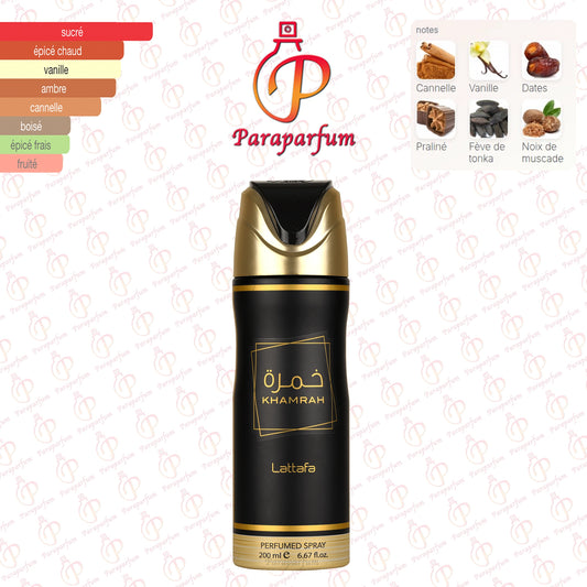 Déodorant Khamrah Lattafa 200ml