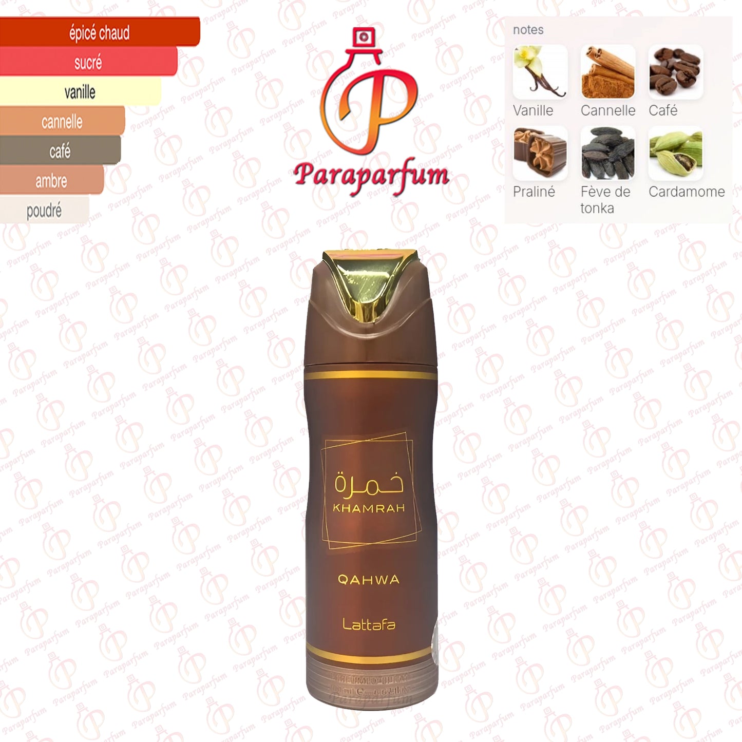 Déodorant Khamrah Qahwa Lattafa 200ml