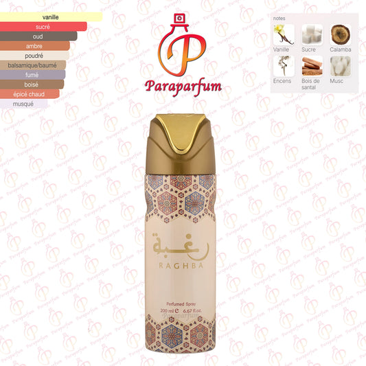 Déodorant Raghba Lattafa 200ml