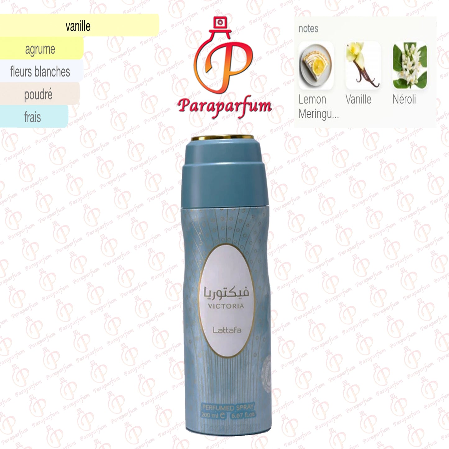 Déodorant Victoria Lattafa 200ml