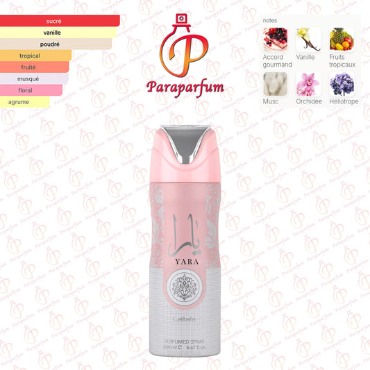 Déodorant Yara Lattafa 200ml