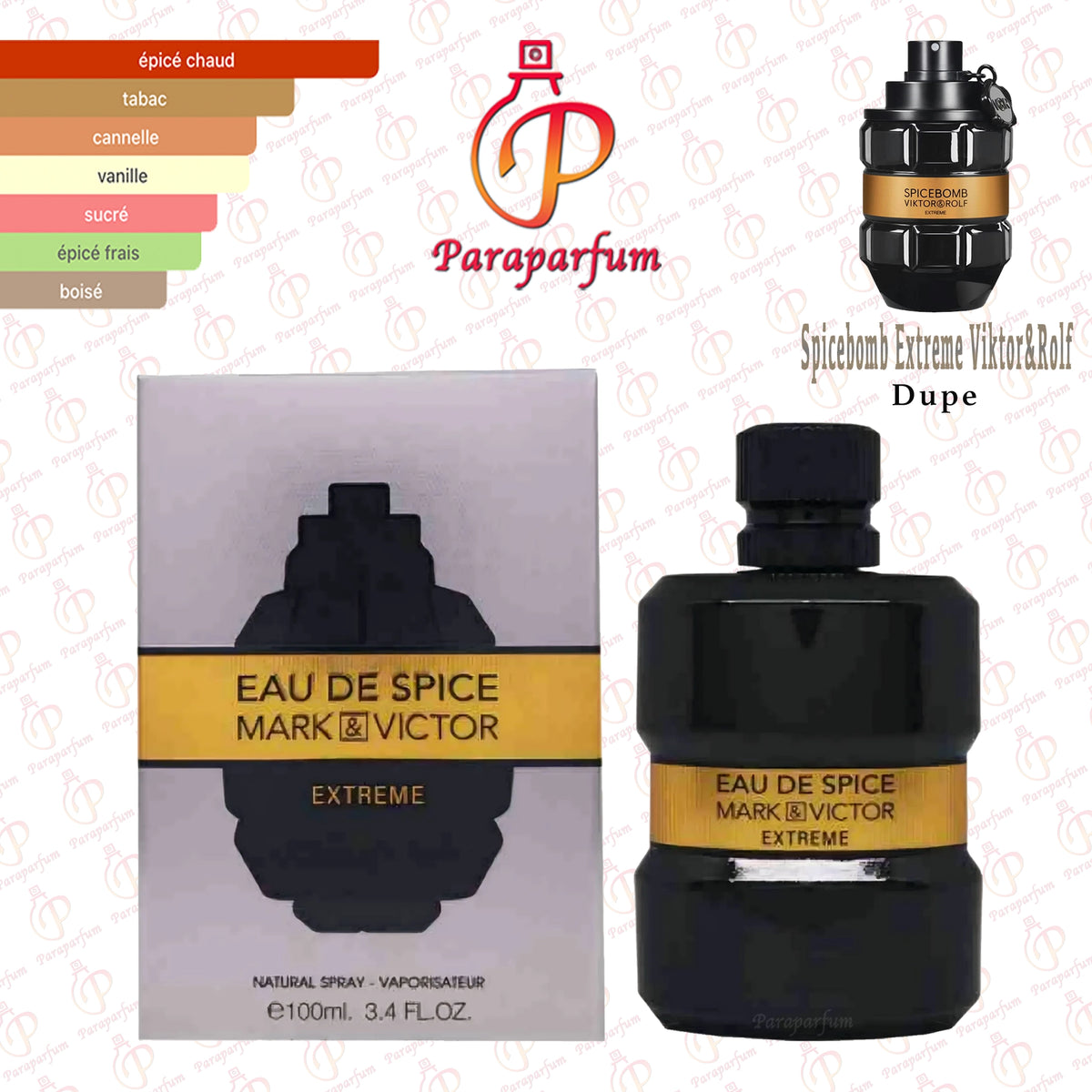 Eau De Spice Extreme Fragrance World 100ml