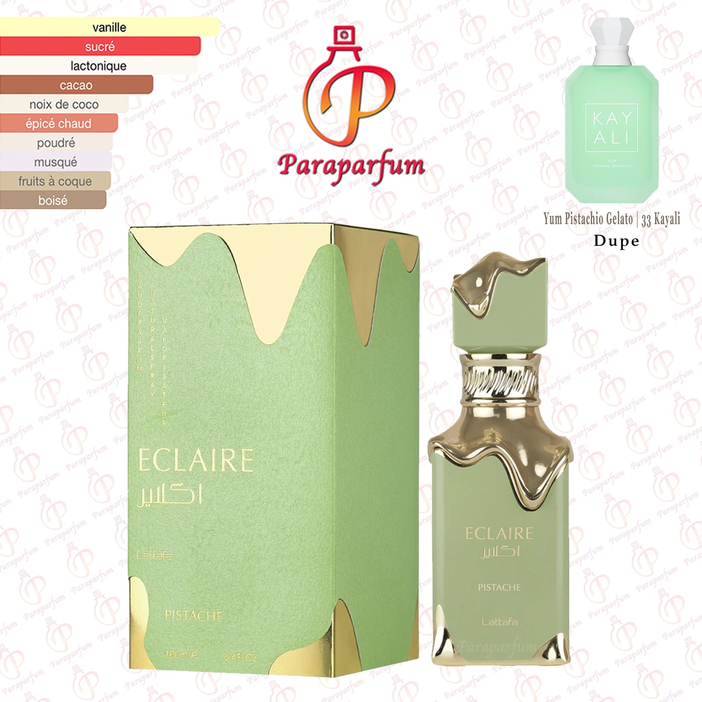 Eclaire pistache Lattafa 100ml