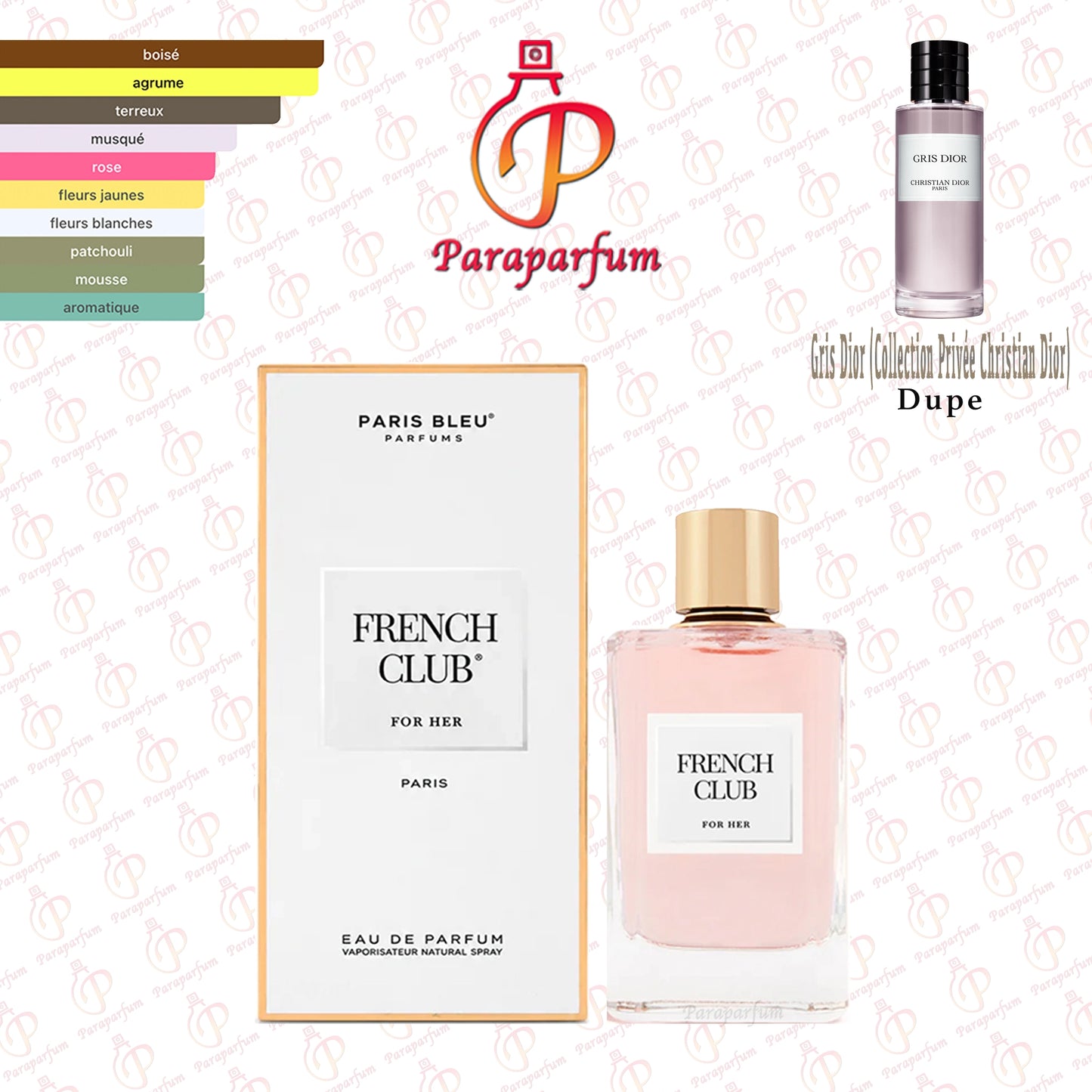 French Club For Her Paris Bleu 90ml