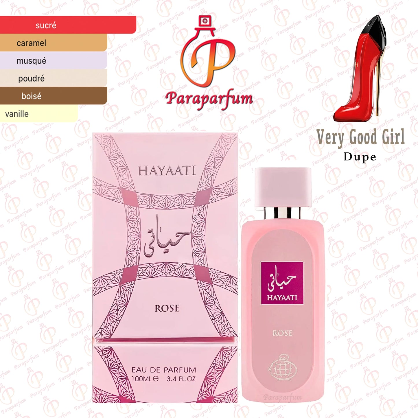 Hayaati Rose Fragrance World 100ml