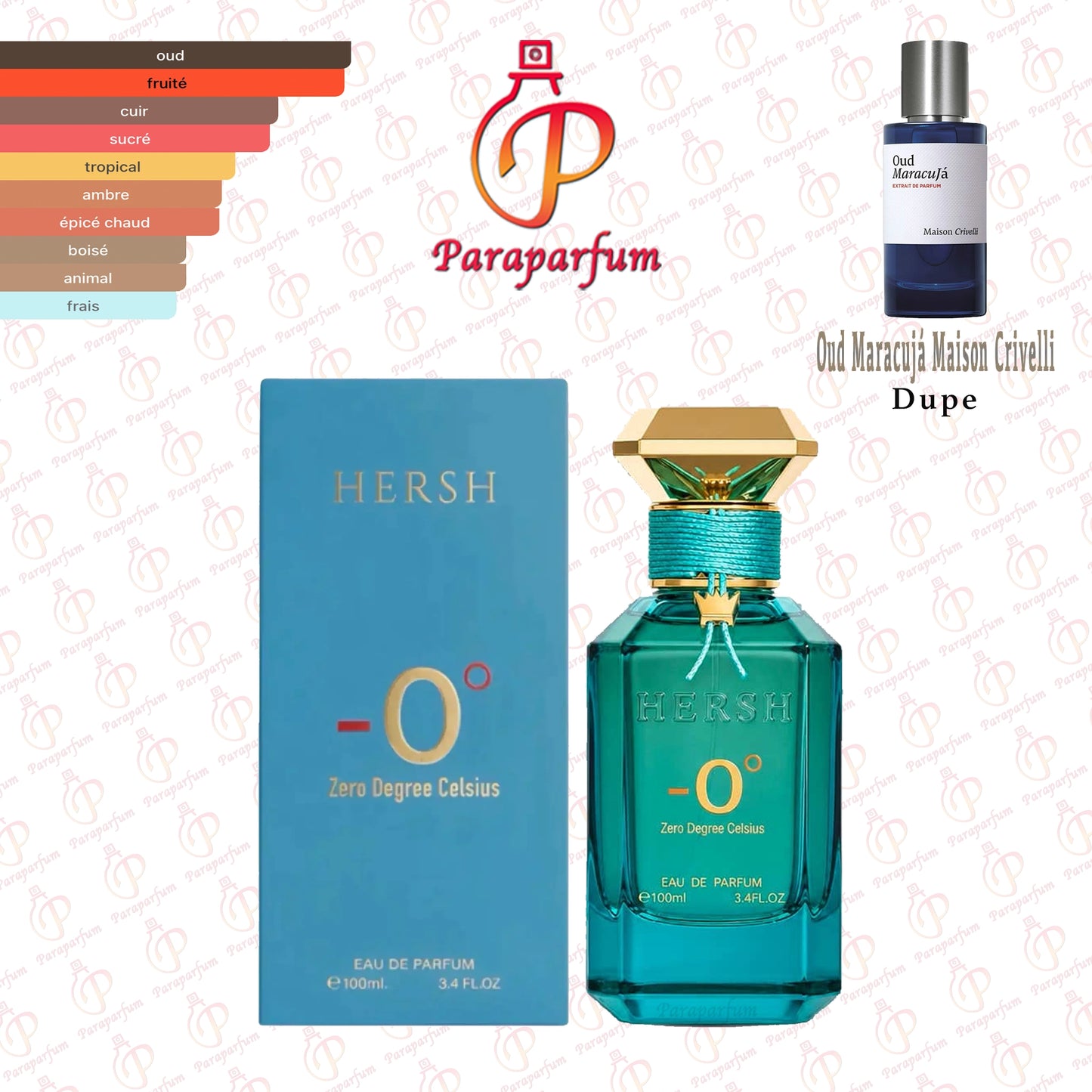 Hersh Zero Degree Celsius Al Ezz Oud 100ml