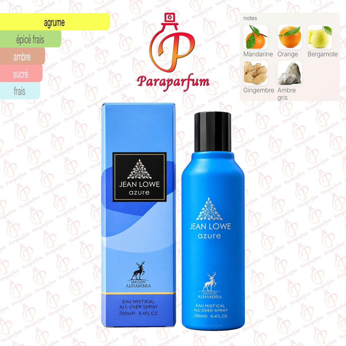 Jean Lowe Azure Maison Alhambra All Over Spray 150ml