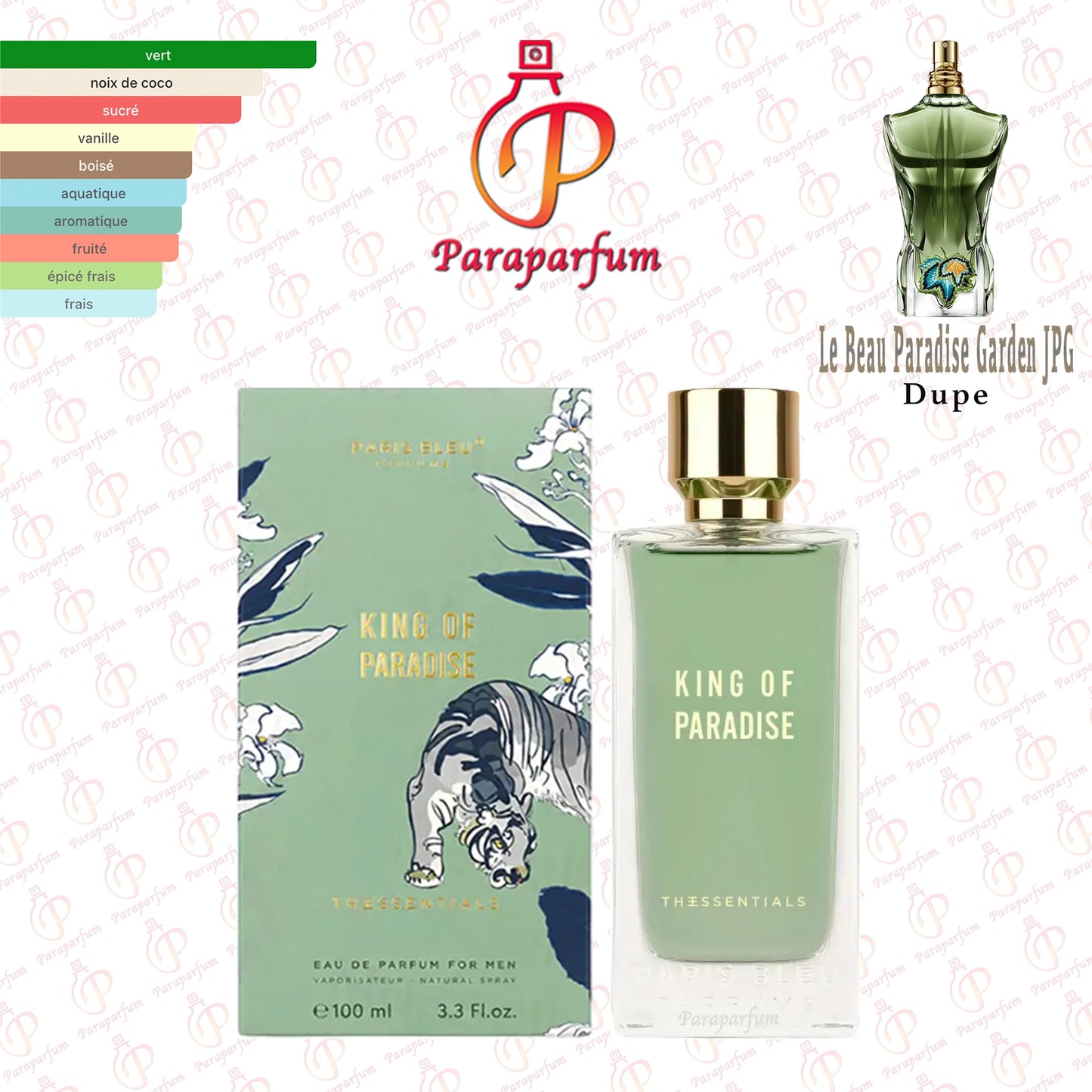 King of Paradise Paris Bleu 100ml