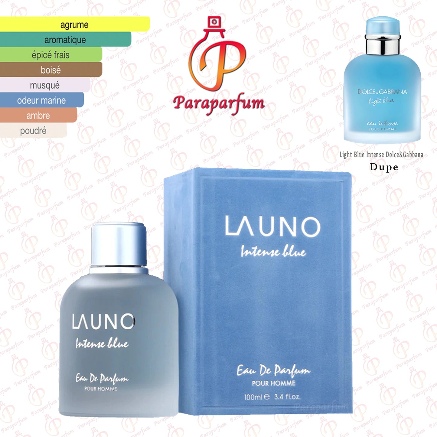 La Uno Intense Blue Fragrance World 100ml