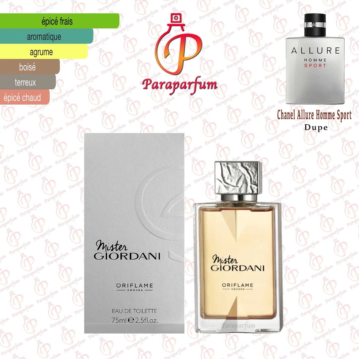 Mister Giordani Oriflame 75ml