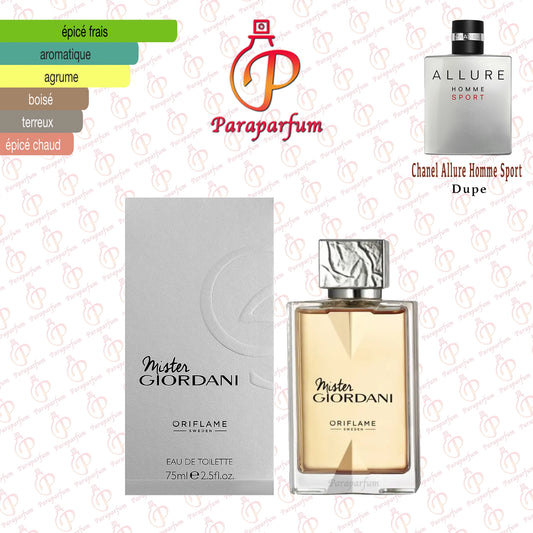 Mister Giordani Oriflame 75ml