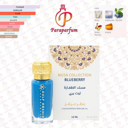 Musk Collection Blueberry Concentrated Perfumed Oil 12ml