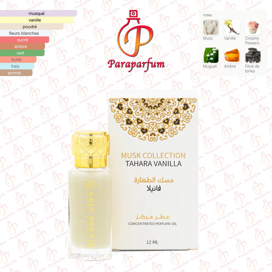Musk Collection Tahara Vanilla Concentrated Perfumed Oil 12ml