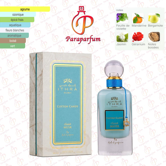Musk Cotton Candy Ithra Dubai Ard Al Zaafaran 100ml